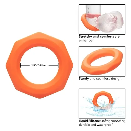 Inel Penis Alpha Sexagon Portocaliu