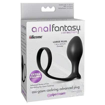 Inel Penis Anal Fantasy Collection Negru