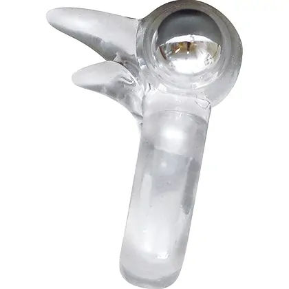 Inel Penis Bird Argintiu Transparent