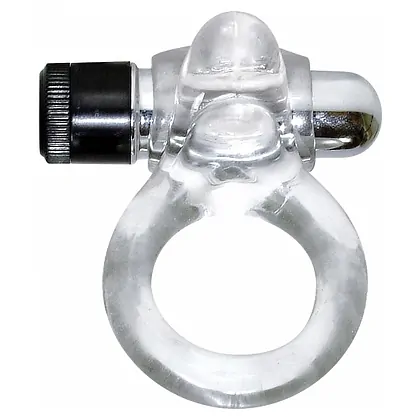 Inel Penis Bird Argintiu Transparent