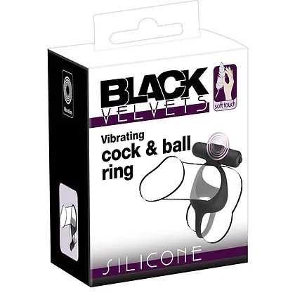 Inel Penis Black Velvets Negru