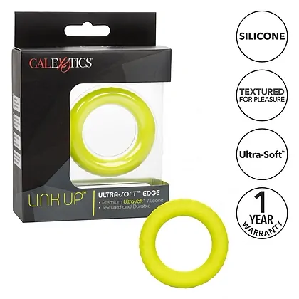 Inel Penis CalExotics Up Ultra-Soft Edge Galben