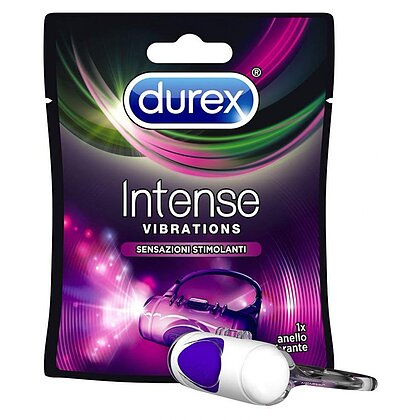 Inel Penis Durex Vibrating Alb