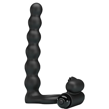 Inel Penis pentru Dublă Stimulare Hercules Negru