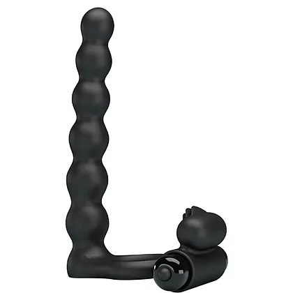 Inel Penis pentru Dublă Stimulare Hercules Negru