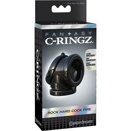 Inel Penis Pipe Tare Ca Piatră Negru