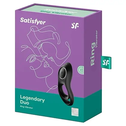 Inel Penis Satisfyer Legendary Duo Negru