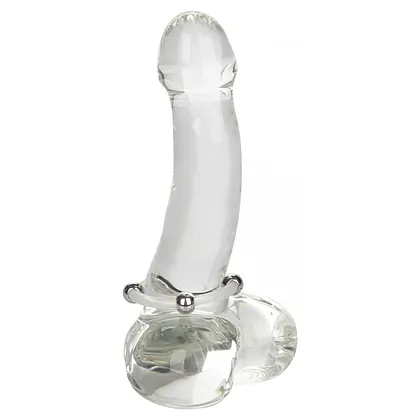 Inel Penis Steel Beaded Silicone Transparent