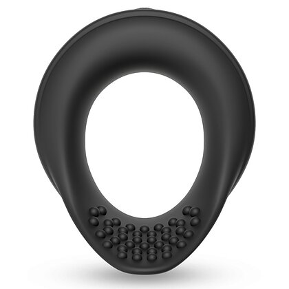 Inel Vibrant Rebel — 10 Moduri, Reîncărcabil, Discret Negru