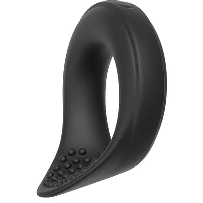 Inel Vibrant Rebel — 10 Moduri, Reîncărcabil, Discret Negru