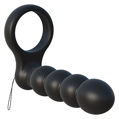 Inel Vibrator Double Negru