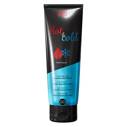 Intt Hot Cold Lubrifiant 100 ml cu Efect Dual Mentă