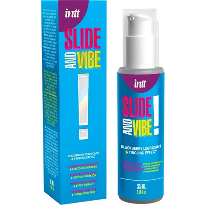 Intt Slide And Vibe, Lubrifiant Vibrant Mure 35 ml