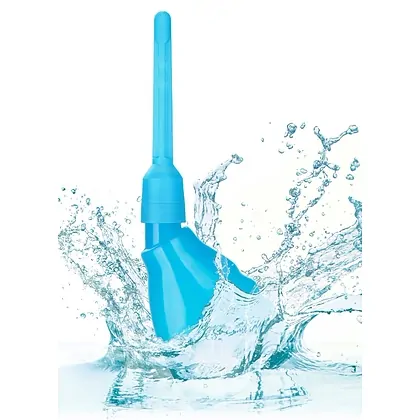 Irigator Anal/vaginal CalExotics 162 ml, Albastru