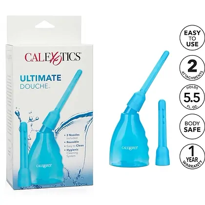 Irigator Anal/vaginal CalExotics 162 ml, Albastru