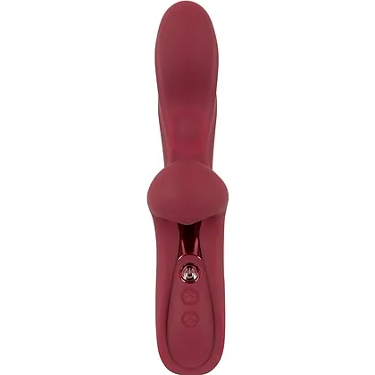 JAVIDA Rabbit 2-în-1 - 25 Moduri, 3 Motoare, Reîncărcabil Roșu