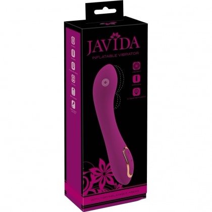 JAVIDA Vibrator Gonflabil pentru Punctul G, 10 Moduri Mov