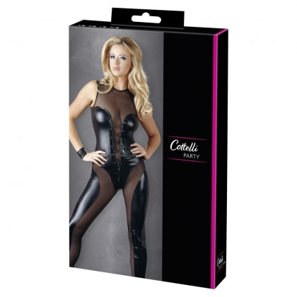 Jumpsuit Cottelli Collection Wetlook Negru XL