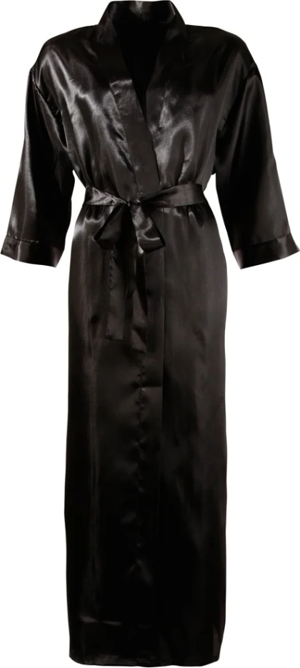 Kimono Cottelli Collection Negru 2XL-3XL