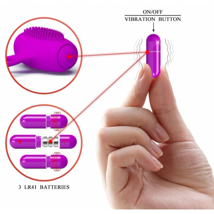 Kit Purple Desire 4 Piese Vibratoare Pentru Stimulare Variată Mov