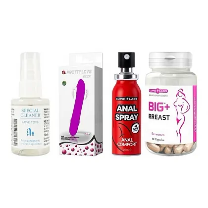 Kit Seducător: Volum, Confort Anal și Vibrații