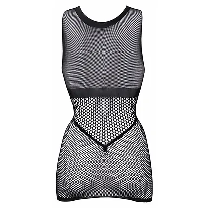 Le Désir Duo Net Open Cup Mini Dress Negru S-L