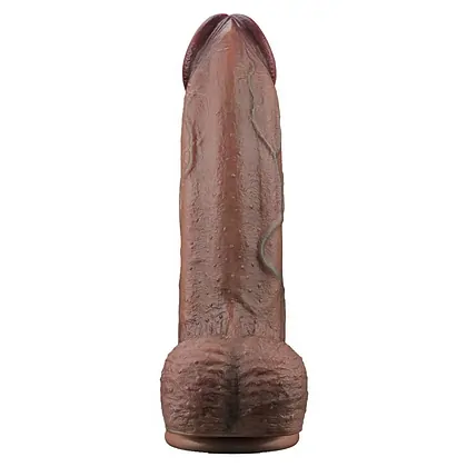 Lovetoy Dildo Dual-Layer XXL 33 cm – Realist, 7.6 cm Maro
