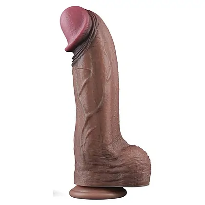 Lovetoy Dildo Dual-Layer XXL 33 cm – Realist, 7.6 cm