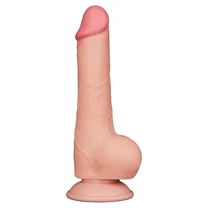 LoveToy Dildo Piele Mobila 19.5cm cu Ventuza