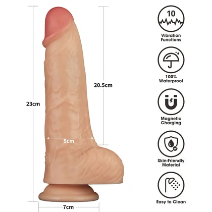 Lovetoy Power Basics — Vibrator Realist 10 Moduri, USB