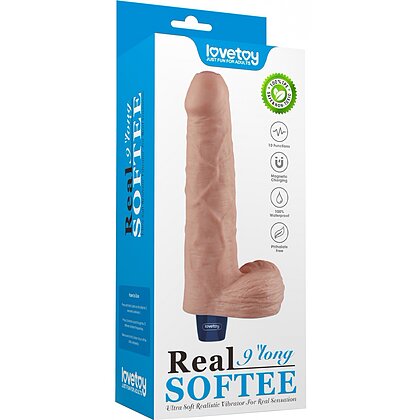 Lovetoy Real Softee 23cm – 10 Moduri, Reîncărcabil