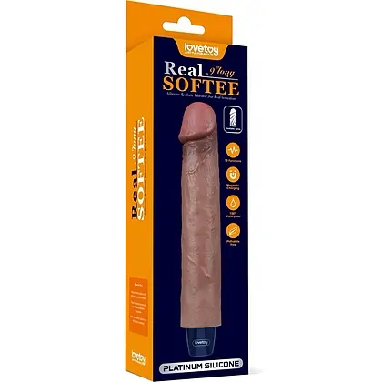 Lovetoy Real Softee – Vibrator Realist 10 Moduri, USB Maro