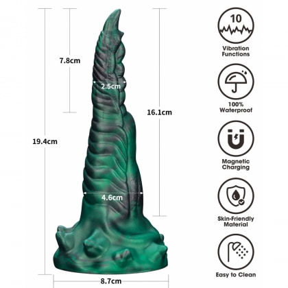 Lovetoy Savage Charm Double Claw 10 Moduri Reîncărcabil Verde