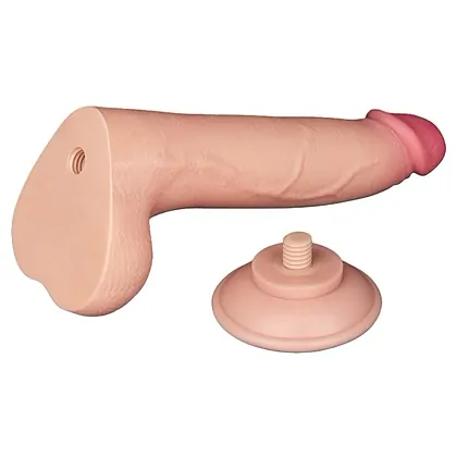 LoveToy Sliding Skin Dildo 20 cm – Realist, Ventuză