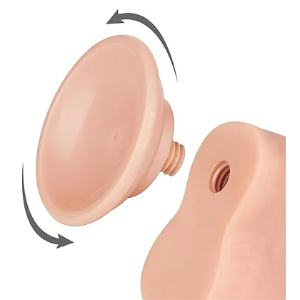 LoveToy Sliding Skin Dildo 20 cm Realist Nude