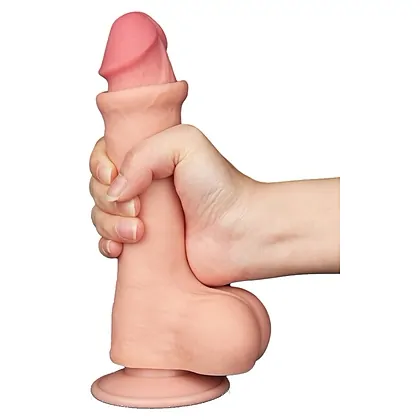 LoveToy Sliding Skin Dildo 20 cm Realist Nude