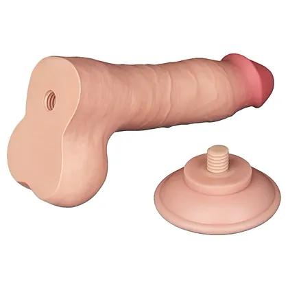 LoveToy Sliding Skin Dildo 20 cm Realist Nude