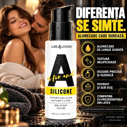 Lubrifiant Fin Siliconic pentru Penetrare Anală 120 ml