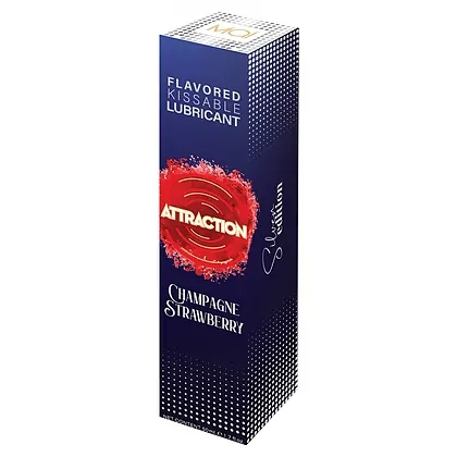 Lubrifiant Attraction Champagne Strawberry 50ml