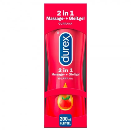 Lubrifiant Durex Play 2 în 1 Massage Guarana 200ml