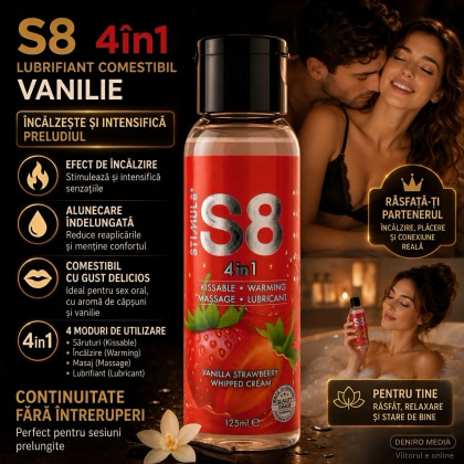 Lubrifiant S8 4-in-1 Dessert Vanilie 125ml