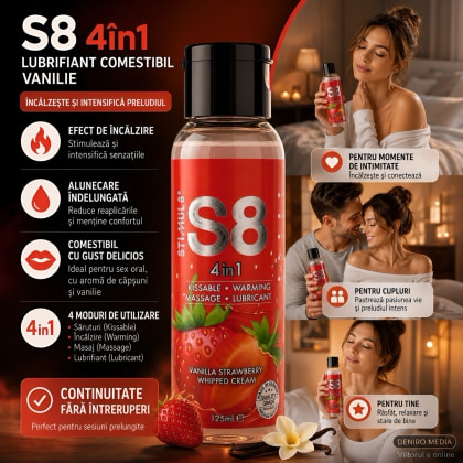 Lubrifiant S8 4-in-1 Dessert Vanilie 125ml
