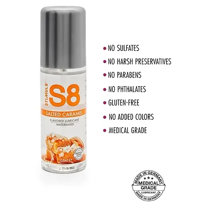 Lubrifiant S8 WB Flavored Lube Caramel Sărat 125ml