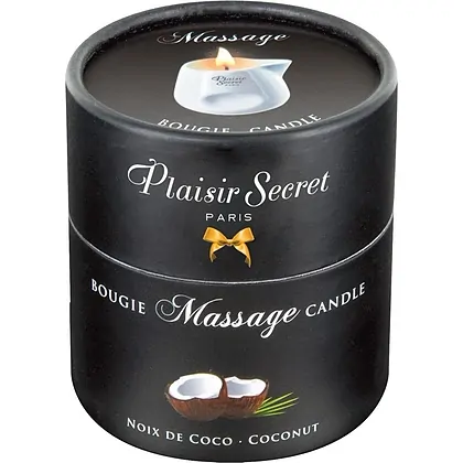 Lumanare Pentru Masaj Plaisir Secret Coconut 80ml