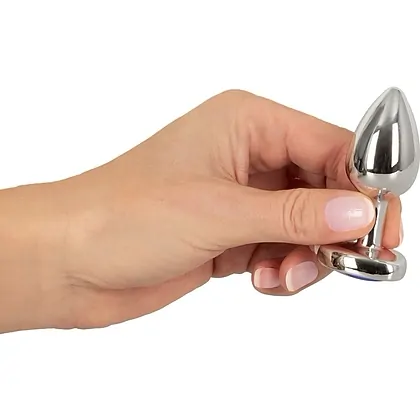Magic Shiver Plug Anal Metalic 7 cm — Eleganță Discretă Argintiu