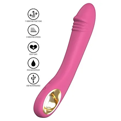 Maia Punct G — 10 Moduri, Reîncărcabil, Discret Roz