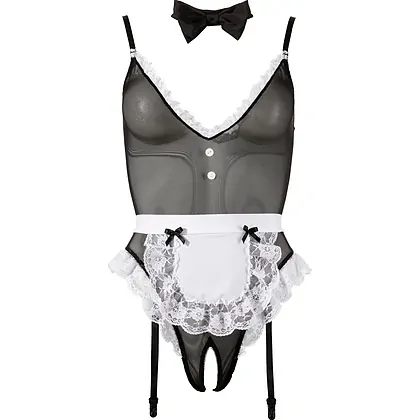 Maid Costume Cottelli Collection Negru L