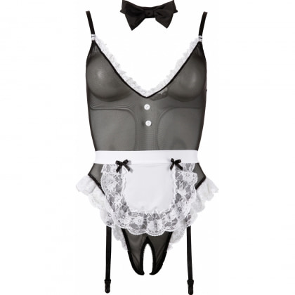 Maid Costume Cottelli Collection Negru XL