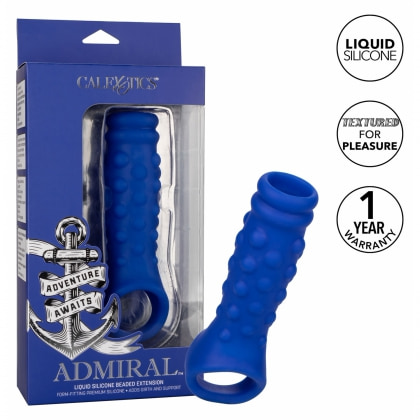 Manșon Penis Beaded Extension Albastru