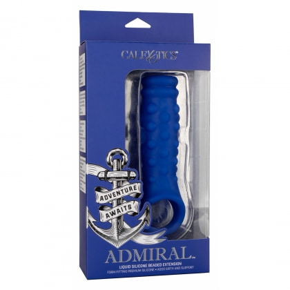 Manșon Penis Beaded Extension Albastru